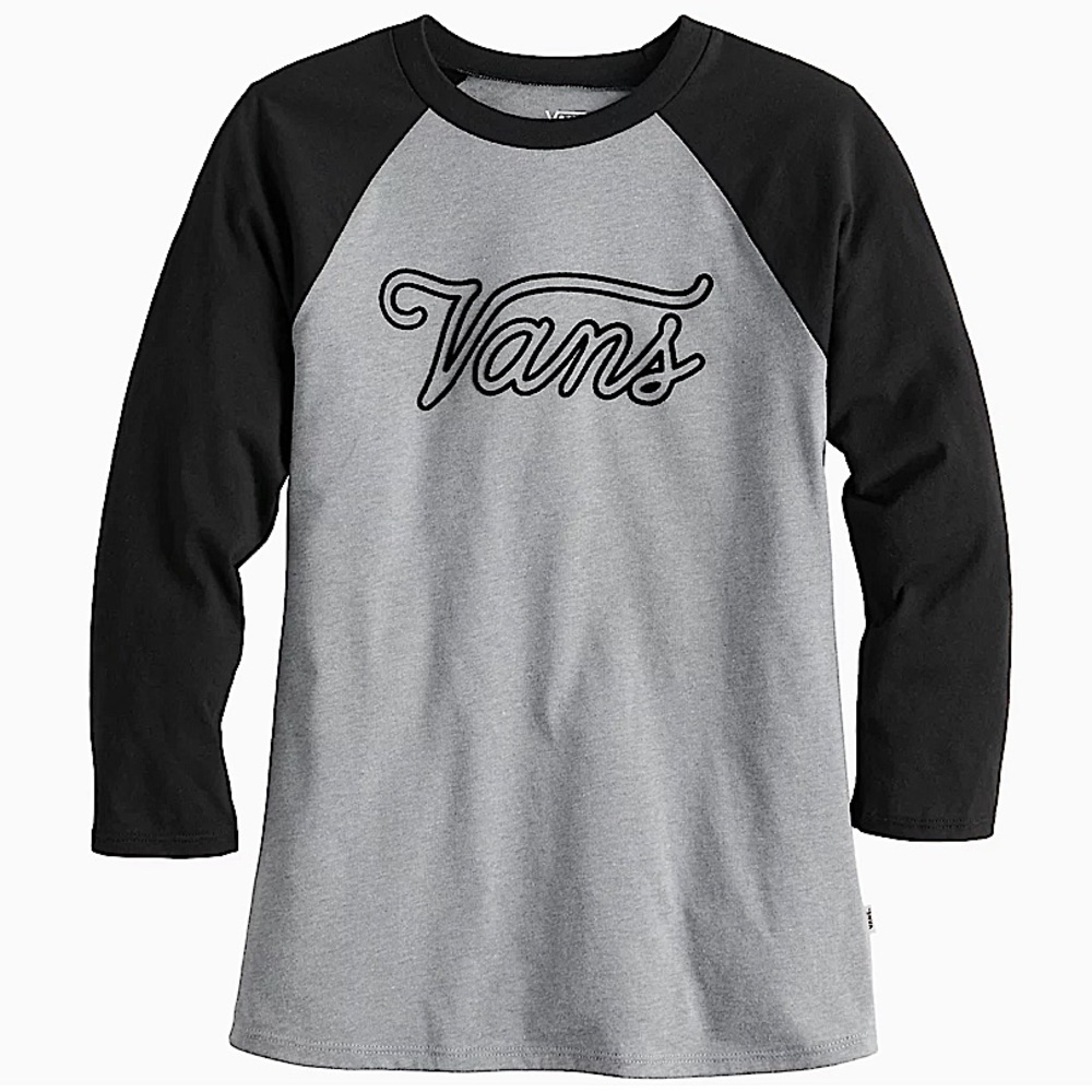 Juniors' Vans® Scripts Raglan Tee - Picture 3 of 7